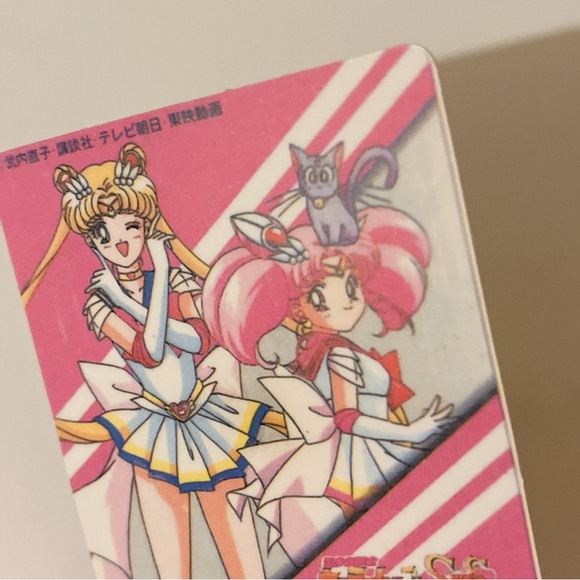 Sailor Moon Vintage Holographic Sticker Card - Picture 5 of 6